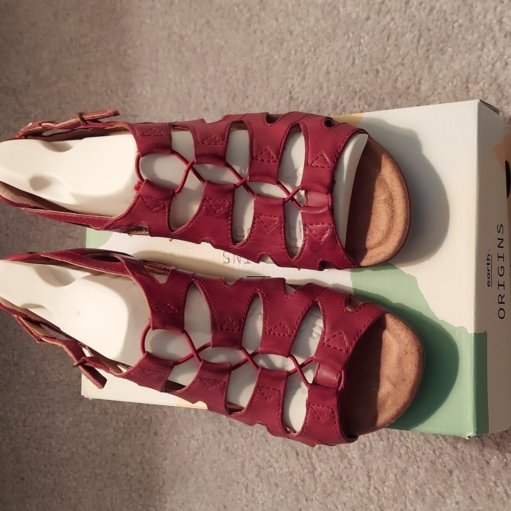 Earth leather sandals